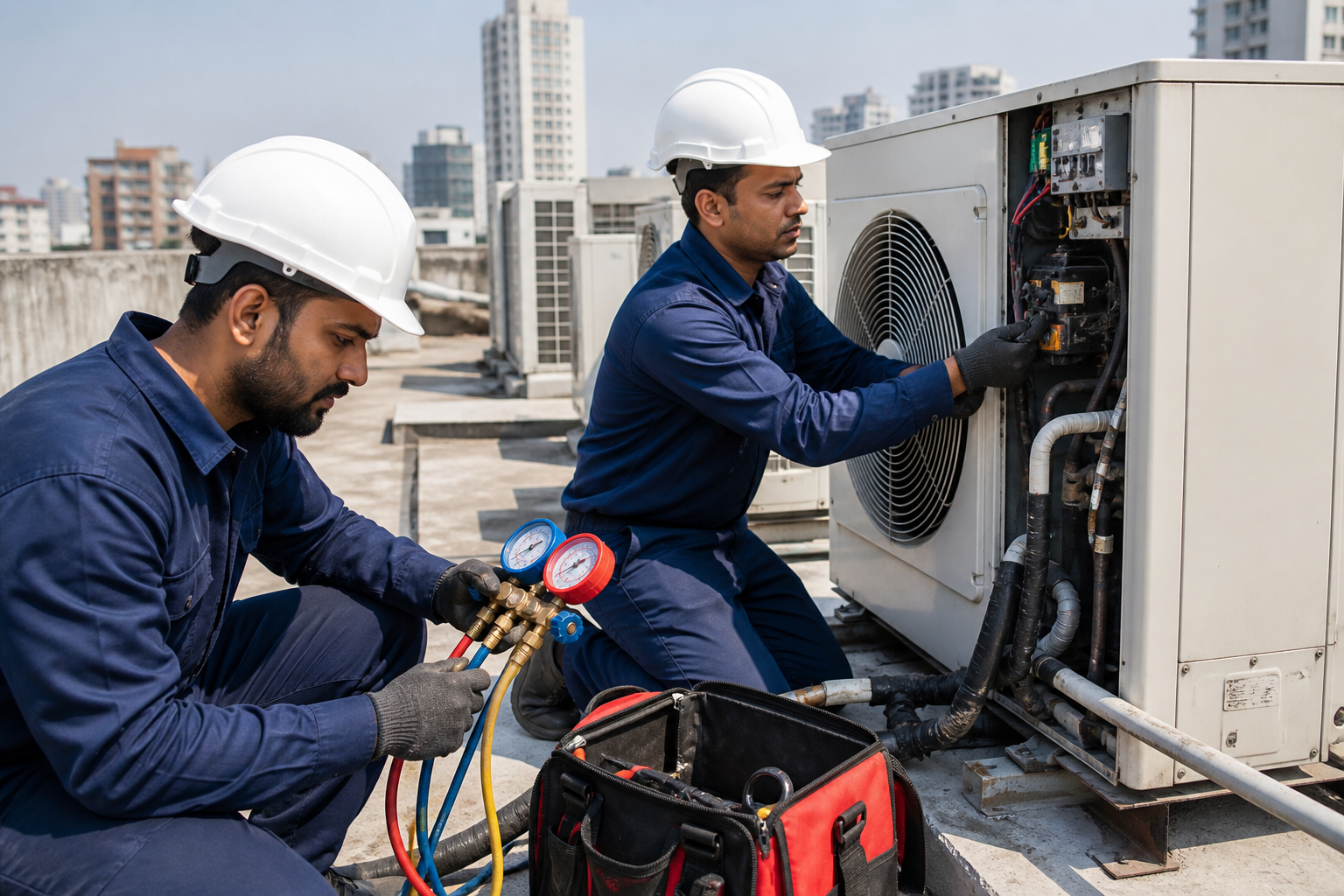 Indian HVAC breakdown support